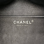 Suede Calfskin Small Souplissimo Maxi Flap Black