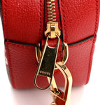 GG Supreme Monogram Apple Small Retro Interlocking G Shoulder Bag Beige Multicolor Lobster Red