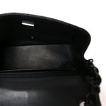 Lambskin Quilted Mini Square Flap So Black