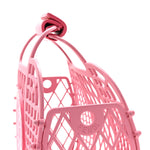 Recycled Plastic Vitello Liberty Matte Small Fendi Basket Rosa