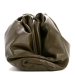 Smooth Butter Calf The Pouch Oversized Clutch Mustard