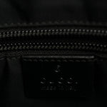 GG Supreme Monogram Web Messenger Bag Black