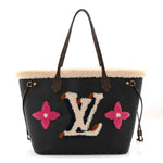Calfskin Monogram Teddy Neverfull MM Black