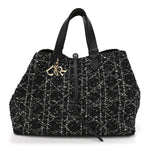 Tweed Cannage Large Toujours Black White