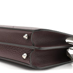 Cuoio Romano Vitello Cover Glazed Fabric Bi-Color FF 1974 Mini Peekaboo I SEE U Satchel  Ghianda Grezzo
