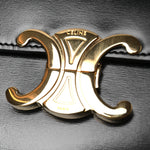 Shiny Calfskin Medium Triomphe Black
