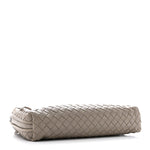 Nappa Intrecciato Nodini Crossbody Messenger Steel