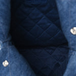 Denim Patchwork Logo Chanel 22 Blue