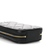 Caviar Quilted Phone Holder Wallet On Chain WOC Black