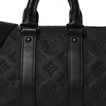 Monogram Taurillon Keepall Bandouliere 25 Black