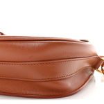 Box Calfskin Medium Bobby Flap Dark Tan