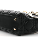 Lambskin Cannage Mini Lady Dior Black
