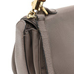Calfskin Medium New Bamboo Top Handle Bag Mauve