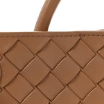 Nappa Intrecciato Small Andiamo Shoulder Bag Biscuit