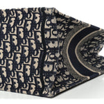 Oblique Medium Book Tote Blue Multicolor