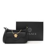 Grained Calfskin La Medusa Mini Bag Black