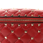 Lambskin Free Rockstud Spike Belt Bag 85 Rosso Valentino