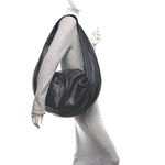 Vintage Calfskin Extra Large Olivia Hobo Black