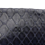 Snakeskin PS1 Pochette Clutch Blue