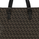Zucchino Vitello Roll Tote Tobacco