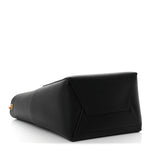 Soft Grained Calfskin Sangle Bucket Bag Black