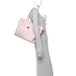 Visetos Medium Liz Reversible Shopper Tote Powder Pink