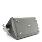 Calfskin Small Hug Bag Ash Grey