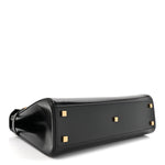 Smooth Calfskin Manhattan Top Handle Black