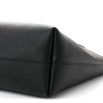 Calfskin Large Shopping Tote Black