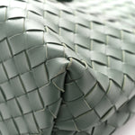 Nappa Intrecciato Medium Andiamo Shoulder Bag Aloe