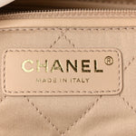 Shiny Calfskin Quilted Small Chanel  White