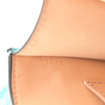 Carat Calfskin Gabrielle Clutch Turquoise