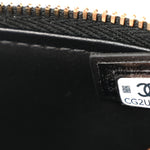 Caviar Quilted Top Handle Slim Vanity With Chain Black