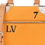 Calfskin N°7 Vertical Box Trunk Yellow
