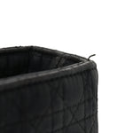 Nylon Cannage Large Lady Dior Black