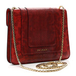Karung Serpenti Forever Crossbody Red