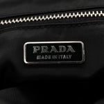 Tessuto Nylon Bead Evening Bag Black