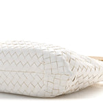 Nappa Intrecciato Small Capri Tote White