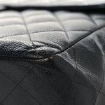 Caviar Jumbo Single Flap Black