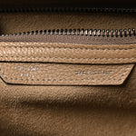 Drummed Calfskin Micro Luggage Dune