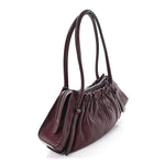 Nappa Medium The Cristina Satchel Dark Plum