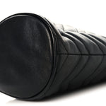 Calfskin Matelasse Mini GG Marmont 2.0 Bucket Bag Black