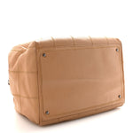Caviar Square Stitched Bowler Beige