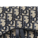 Oblique Saddle Belt Bag Blue