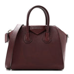 Sugar Goatskin Mini Antigona Oxblood