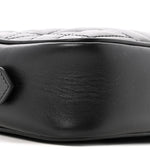 Calfskin Matelasse Aria GG Marmont Chain Shoulder Bag Black