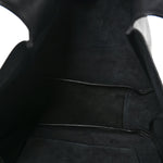 Grained Deerskin Bea Tote Black