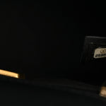 Calfskin Chevron Quilted Mini Rock The Corner Flap Black