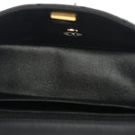 Lambskin Quilted Mini Rectangular Flap Black