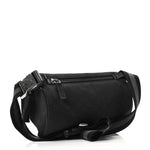 Nylon Monogram Fanny Pack Belt Bag Black